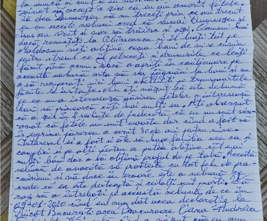 ”Trăiește!”. Gheorghe Dincă a trimis o scrisoare în care a spus adevărul despre Luiza Melencu și Alexandra Măceșanu